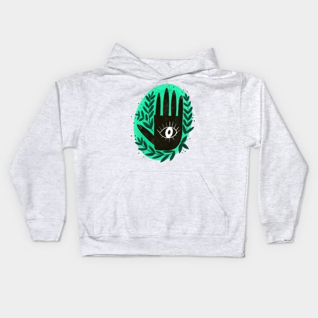 Hamsa Kids Hoodie by Mary Mastren